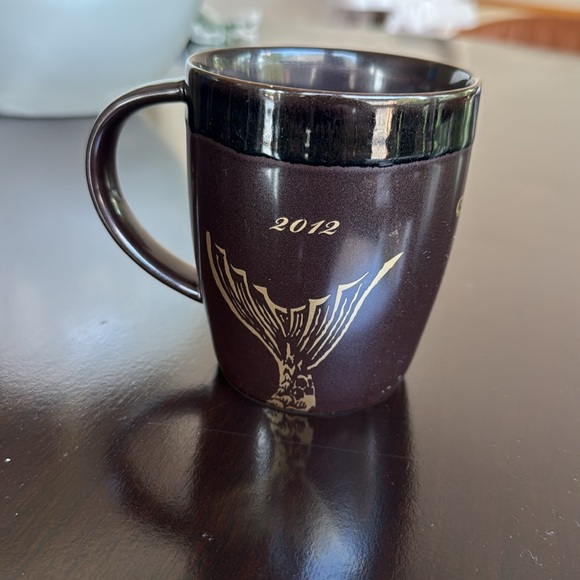 Starbucks Brown and Gold Siren 2012 Anniversary Collection Mug - Picture 3 of 5